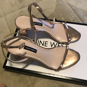Nine West Rose Gold Heels